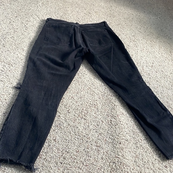 Abercrombie & Fitch Skinny High Rise Distressed Black Jeans - Picture 4 of 4